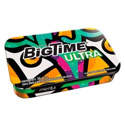 Chicles Bigtime Ultra Pocket Menta 24 g