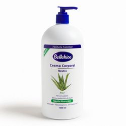 Crema Corporal Bellekiss Hidratante Aloe 1 L