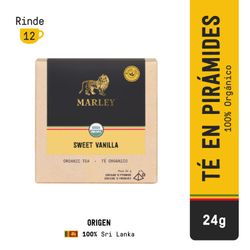 Té Negro Orgánico Marley Coffee Sweet Vainilla 12 un.