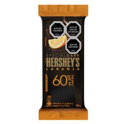 Chocolate Amargo Hershey´s con Naranja 60% Cacao 85 g