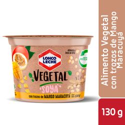 Yogurt Vegetal Loncoleche Soya Trozos Mango Maracuyá 130 g
