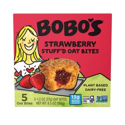 Snack de Avena Relleno Frutilla Bobos 185 g