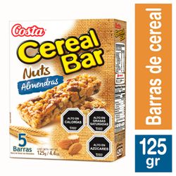 Barra de Cereal Costa Nuts Almendras 5 un.