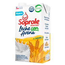 Leche Semidescremada Soprole con Avena 1 L