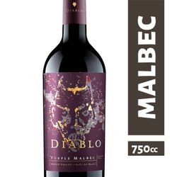 Vino Diablo Purple Reserva Malbec 750 cc