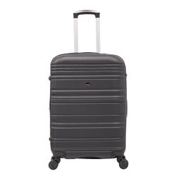 Maleta ABS 8 Ruedas 360° 24 Negra Lock
