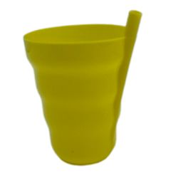 Set 2 Vasos Con Bombillas Kids