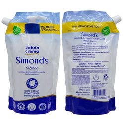 Jabón Crema Simond's Clásico Doypack 500 ml