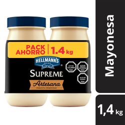 Pack 2 un. Mayonesa Hellmann's Supreme Artesana Frasco 735 g