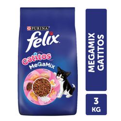 Alimento Gatito Felix Megamix 3 kg