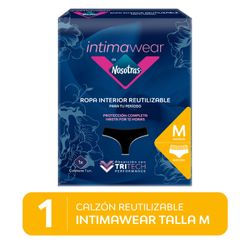 Calzón Menstrual Reutilizable Nosotras Intimawear Hipster Negro Talla M