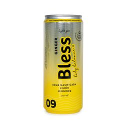 Agua Gasificada Ginger Bless 09 Limonada y Jengibre 310 ml
