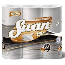 Papel Higiénico Swan Ultra Premium Doble Hija 22 m 9 un.