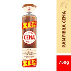 Pan Cena Fibra Integral XL 750 g