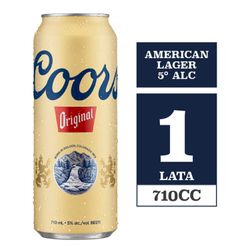 Cerveza Coors Lata 5.0°g 710 cc