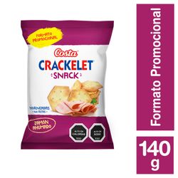 Mini Crackelet Jamón Familiar 140 g