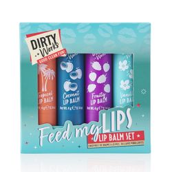 Bálsamo Labial DW Lip Balm Set 4 un.