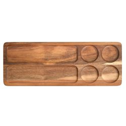 Tabla La Hacienda Acacia Rústica 6 Divisiones