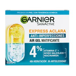 Gel Garnier Express Aclara Anti-Imperfecciones Air Gel Matificante 50 ml