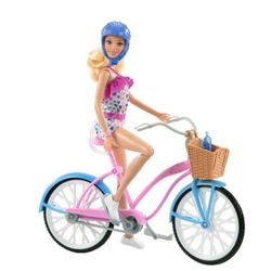 Muñeca Barbie con Bicicleta