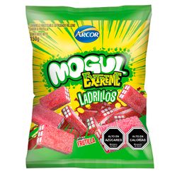 Gomitas Mogul Extreme Ladrillitos Frutilla 150 g