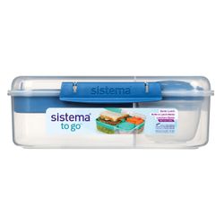 Hermético Sistema Bento con Pote para Yogurt 1.65 L