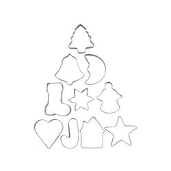 Pack 10 Cortadores Galleta Blister