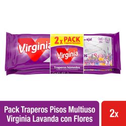 Pack Traperos Húmedos Virginia 2X10 un.