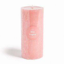 Vela Pilar 15 cm Coral