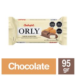 Chocolate de Leche Orly Relleno Sabor Almendra 95 g