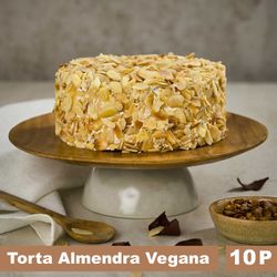 Torta Vegana Almendra un.