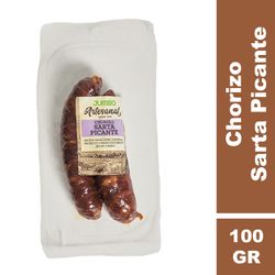 Chorizo Sarta Picante Al Vacío 100 g - Jumbo - $5.290