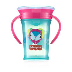 Vaso de Entrenamiento Fisher-Price First Moments 360 Rosa Bb1021