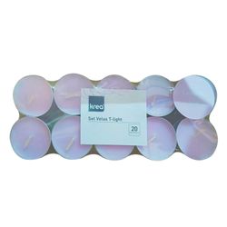 Pack 20 Velas T-Light Lila