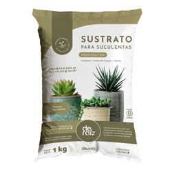 Sustrato De Raíz Suculentas 1 kg