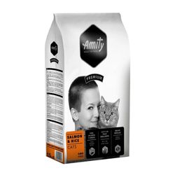 Alimento Gato Amity Premium Salmón y Arroz 1.5 kg