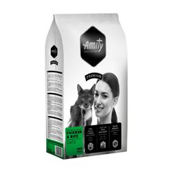 Alimento Gato Amity Premium Pollo y Arroz 1.5 kg