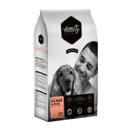 Alimento Perro Amity Premium Salmón y Arroz 3 kg
