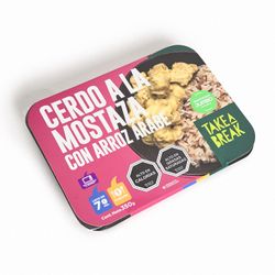 Cerdo A La Mostaza con Arroz Takeabreak 350 g
