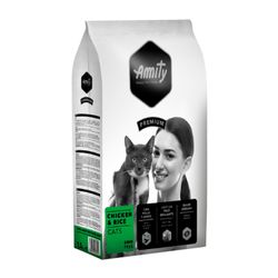 Alimento Gato Amity Premium Pollo y Arroz 10 kg