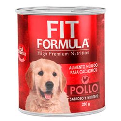 Alimento Húmedo Perro Cachorro Fit Pollo Lata 388 g