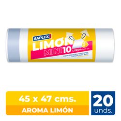 Bolsa de Basura Saplex con Cordón Aroma Limón 45 x 47 cm 20 un.
