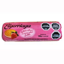 Galletas Rellenas Frutilla Elgorriaga 180 g