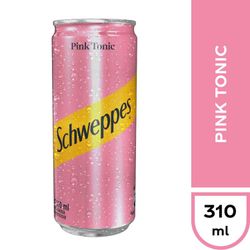 Bebida Pink Tonic Schweppes Lata 310 cc