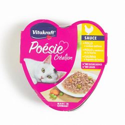Alimento Húmedo Gato VK Poes Creation Pollo 85 g