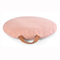 Cojín Redondo Quilt Rosa