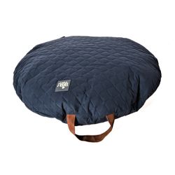 Cojín Redondo Quilt Azul