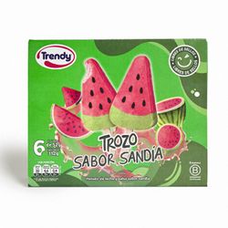 Trozos de Helado Sandía 52 g Pack 6 un.