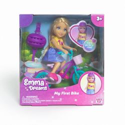 Muñequita con Bicicleta