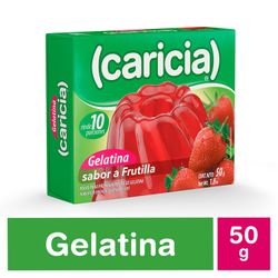 Gelatina Caricia Frutilla 50 g